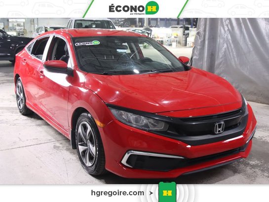 2020 Honda Civic LX AUTO GR ÉLEC A/C BLUETOOTH CAMÉRA Red