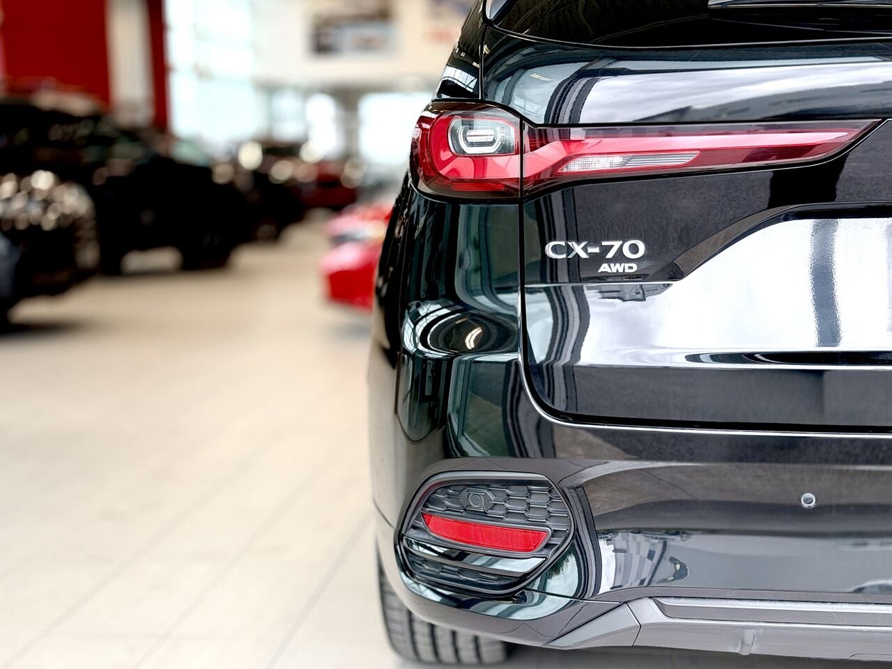 Mazda CX-70 hybride rechargeable 2025 Noir Notre-Dame-des-Prairies - photo #11