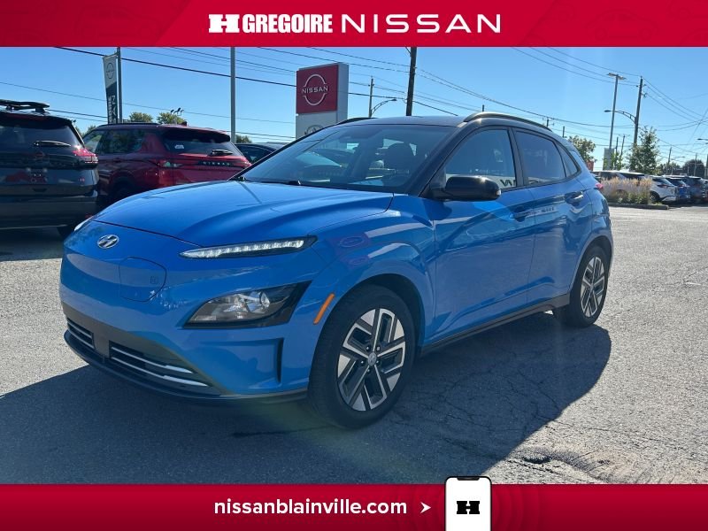 Hyundai Kona BA6389 | Preferred 100% électrique 415 km autonomie 2022 Bleu Laval - photo #7