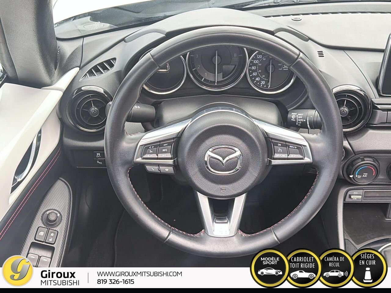 2017 Mazda MX-5 RF White Sainte-Agathe-des-Monts - photo #11