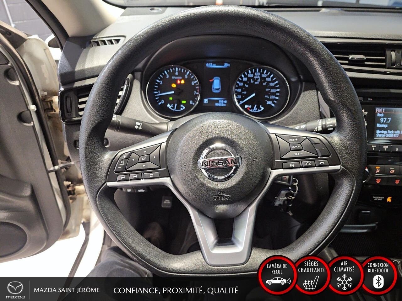 2017 Nissan Rogue AWD | 99 533 KM | CAMÉRA DE RECUL | GROUPE COMMODITÉ White Saint-Jérôme - photo #12