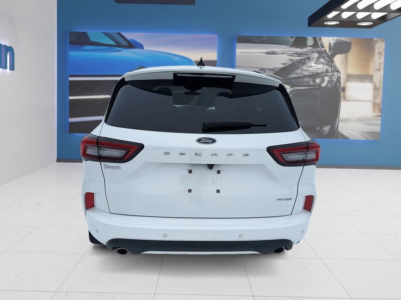 2023 Ford Escape White Rouyn-Noranda - photo #2