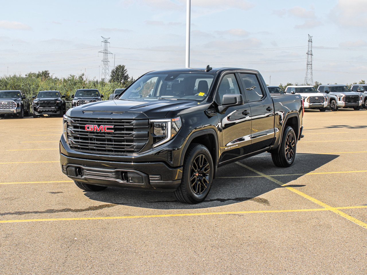 2024 GMC Sierra 1500 4WD Crew Cab 147 Pro Black Sherwood Park - photo #3