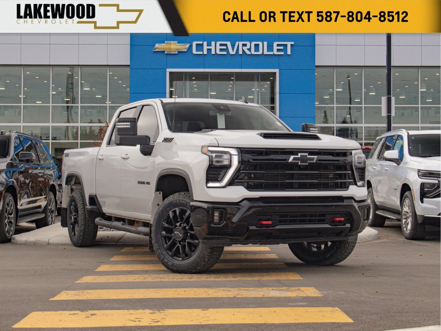 2025 Chevrolet Silverado 3500HD LT Trail Boss 6.6L Duramax Z71 | 5th Wheel Prep White