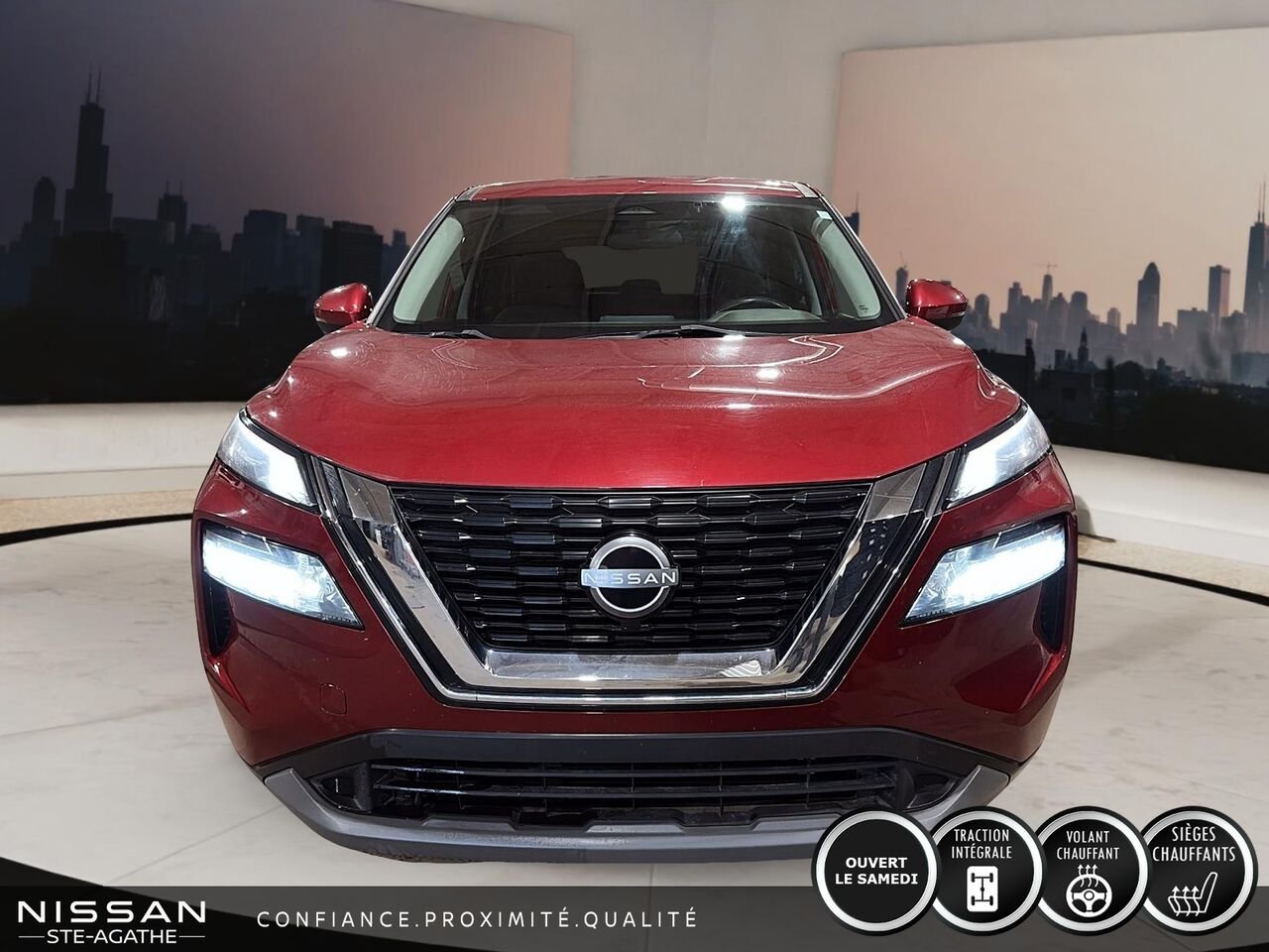 2023 Nissan Rogue Red Ste-Agathe des Monts - photo #1