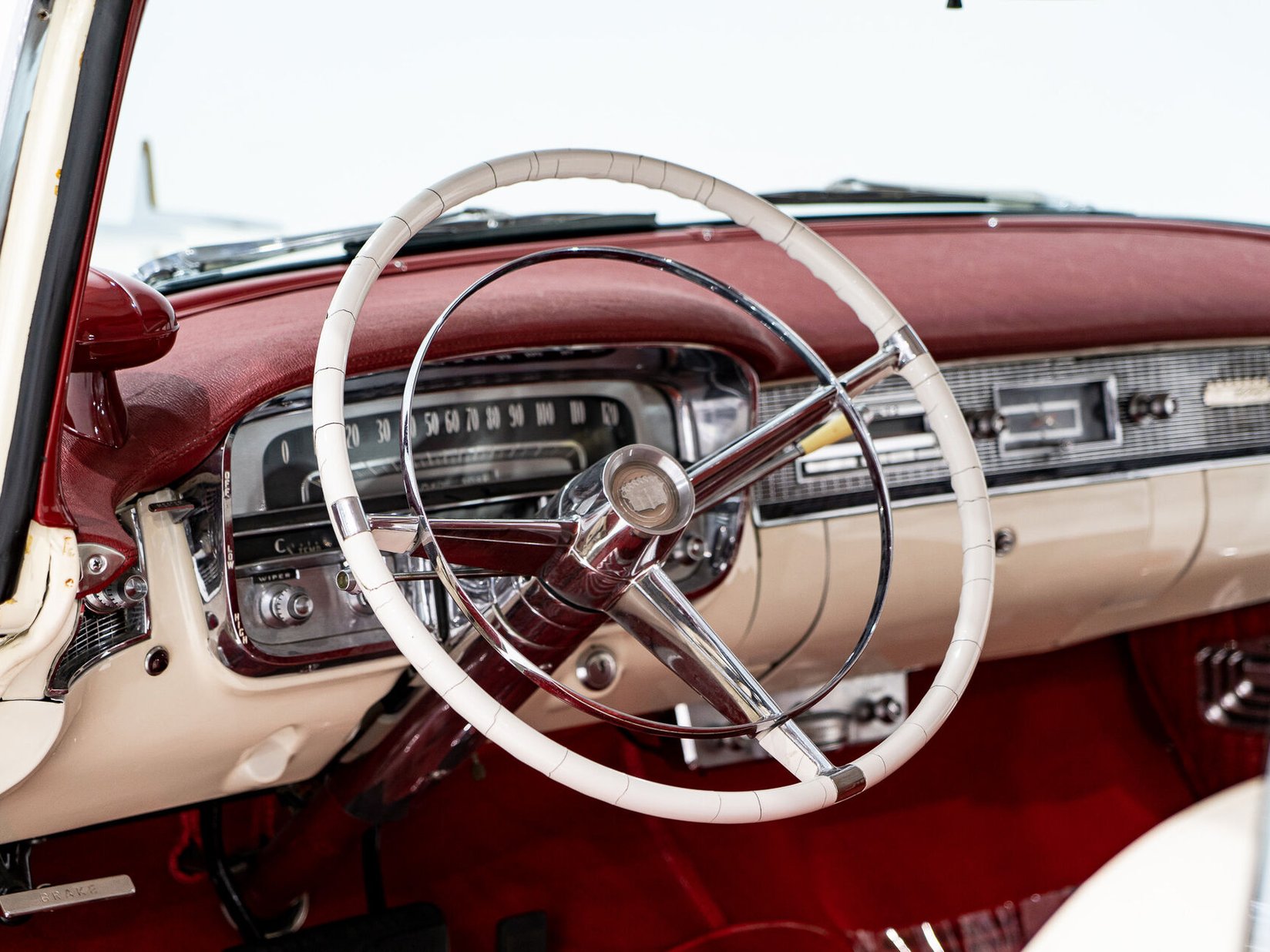 Cadillac Eldorado Seville With Factory A/C | PRIX EN USD 1956 Blanc Montréal - photo #64