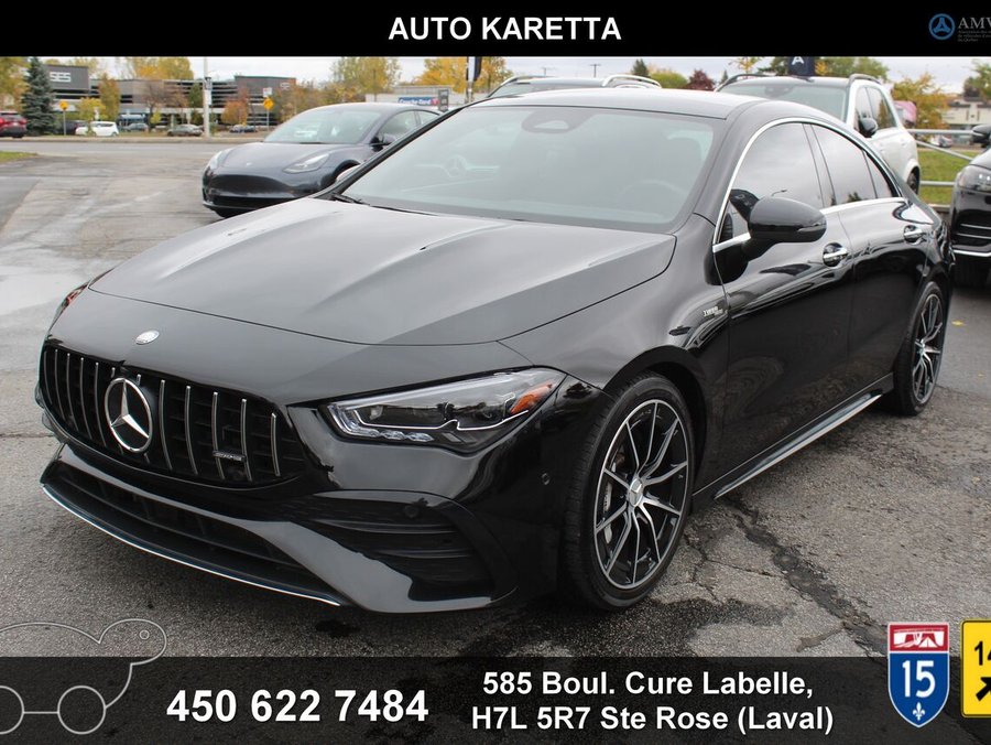 Mercedes-Benz CLA 35 CLA35 Amg sport Night Pack awd panoramic navi led 2025 Noir