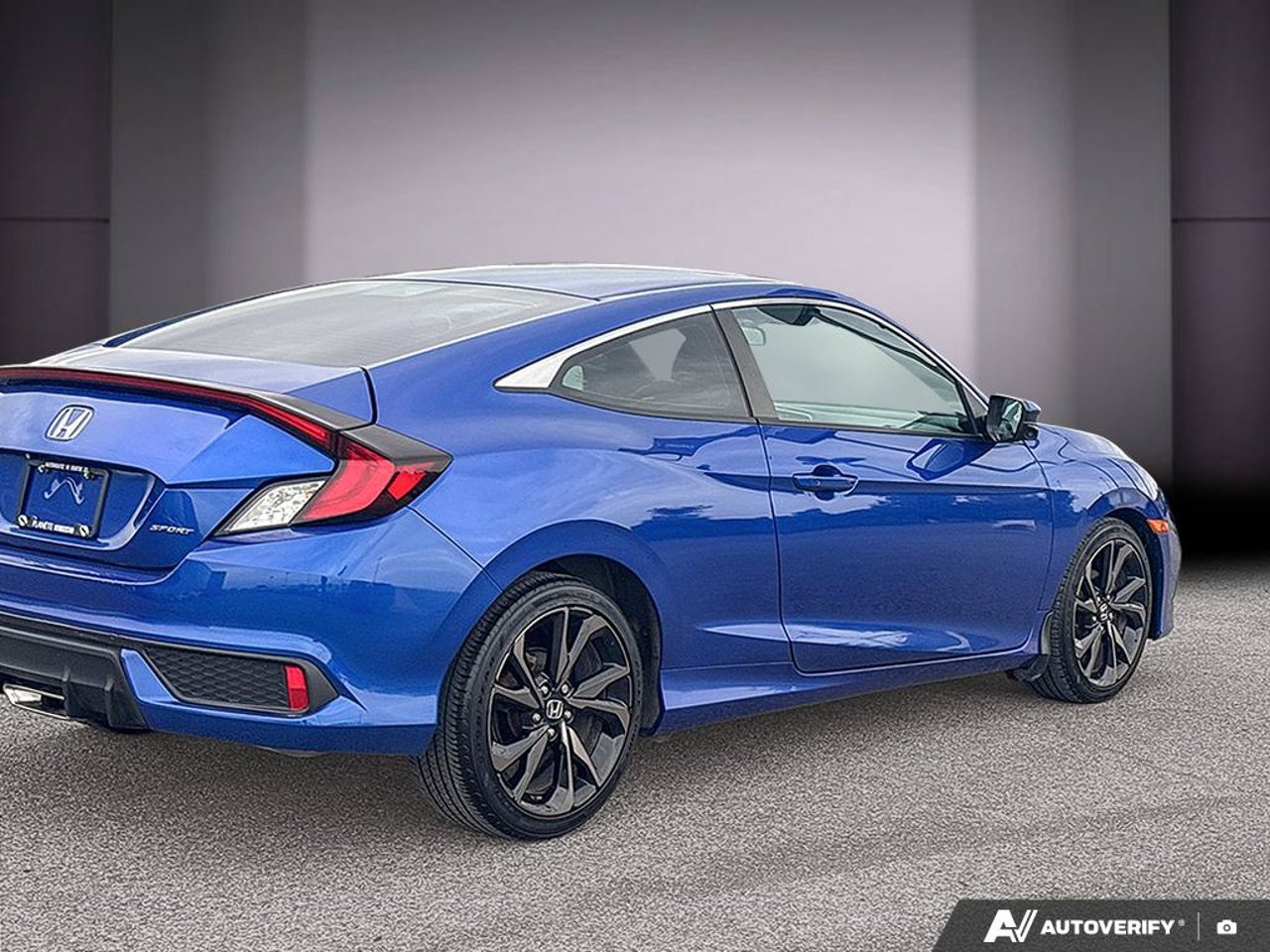Honda Civic Coupe 2HGFC4B86KH401466 2019 Bleu Mirabel - photo #4