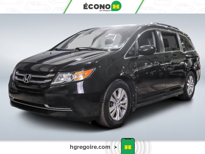 2015 Honda Odyssey EX-L w/RES CUIR TOIT BLUETOOTH CAMÉRA MAGS Black