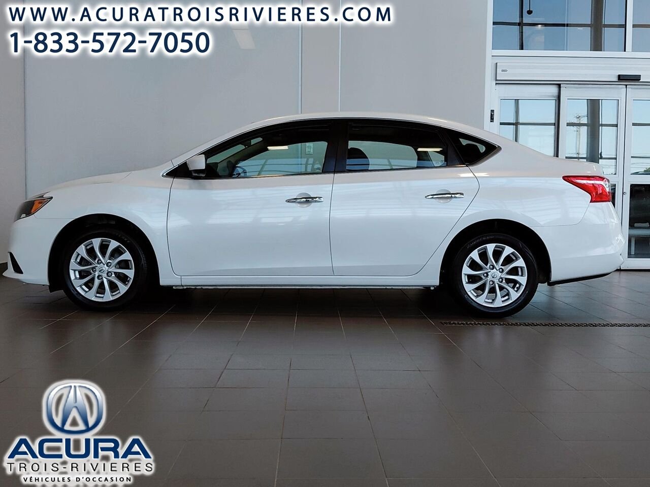 2018 Nissan Sentra SV White Trois-Rivières - photo #5