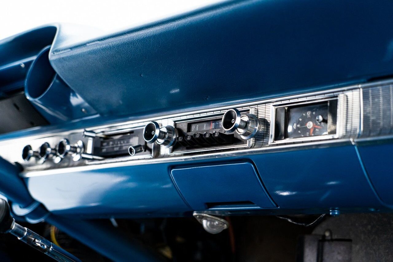 1963 Ford Galaxie 500 *PRIX EN USD* 406 Cu In TriPower 4-Speed Convertible Blue Montreal - photo #30