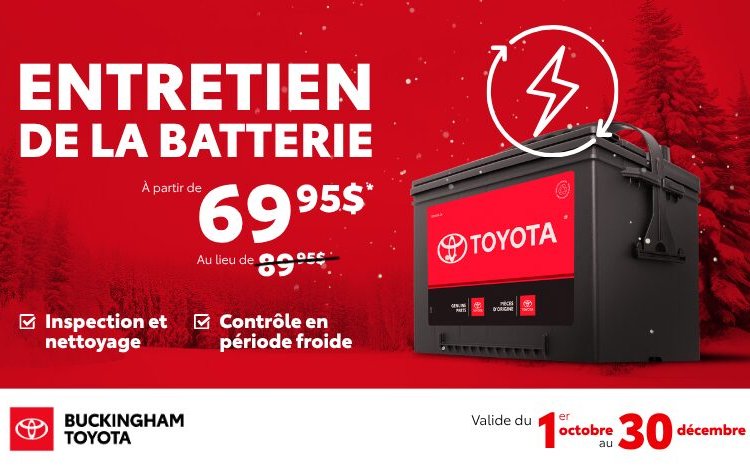 Buckingham toyota promo batterie Custom2