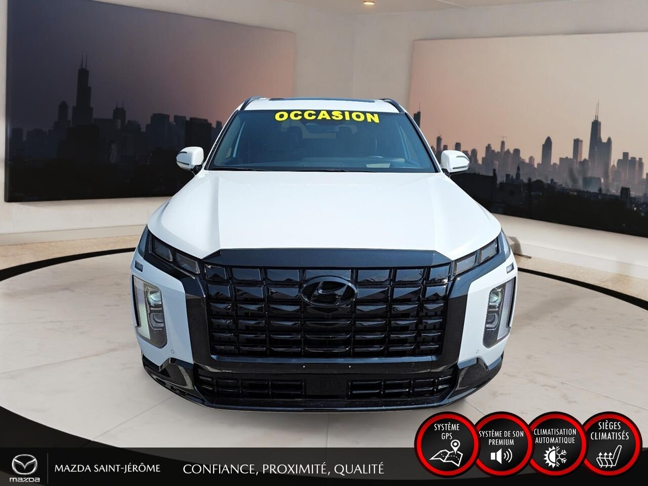 Hyundai Palisade ULTIMATE CALLIGRAPHY NUIT | 7 PLACES | TOIT PANO | AWD | 2025 Blanc Saint-Jérôme - photo #2