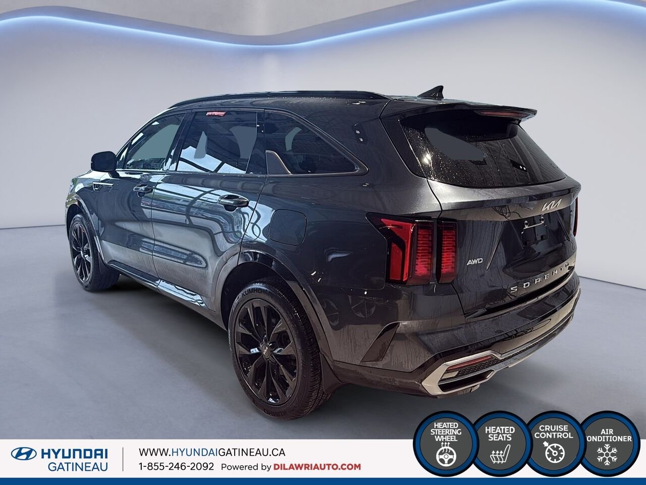 2022 Kia Sorento Grey Gatineau - photo #3