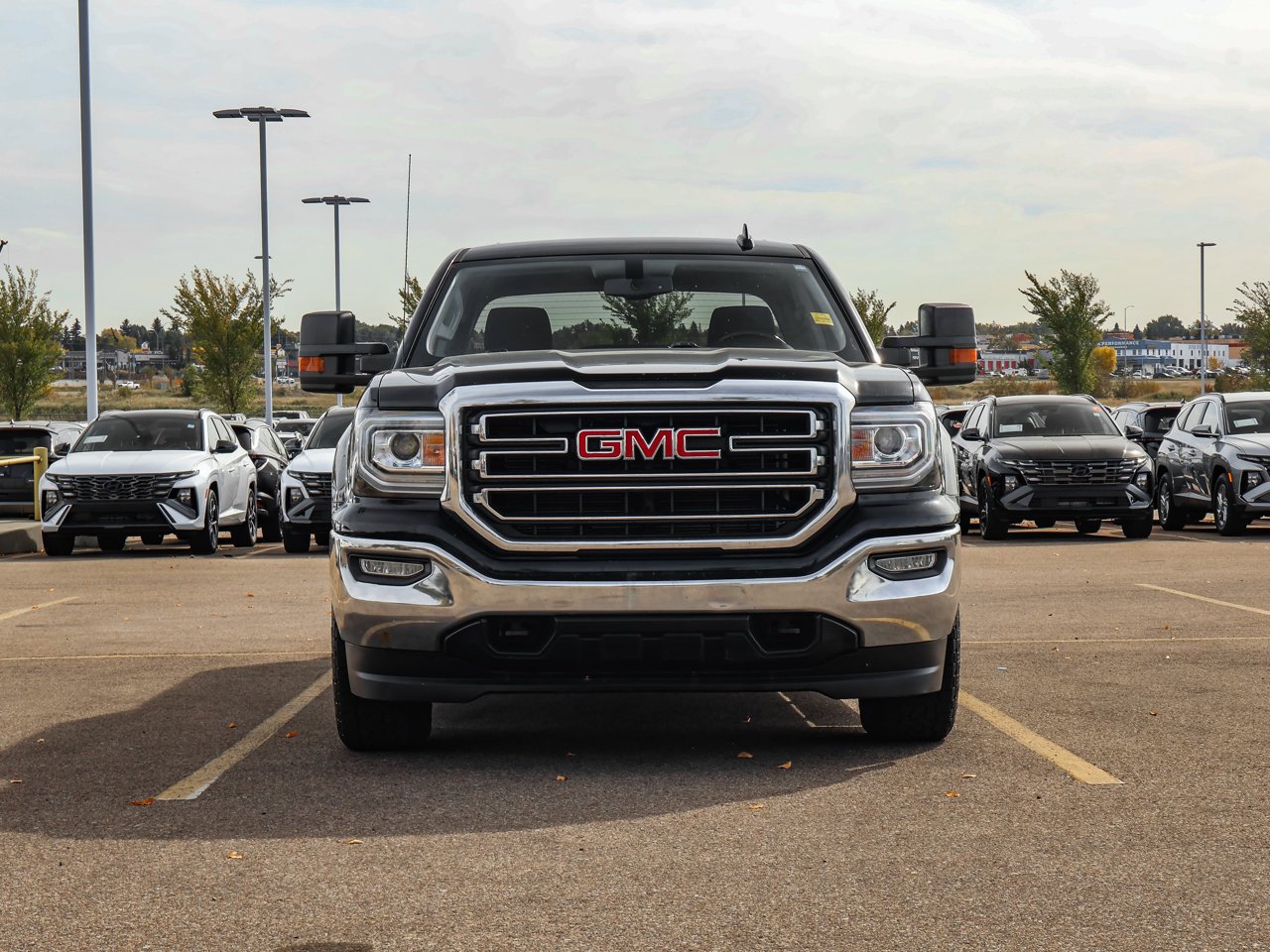 2017 GMC Sierra 1500 4WD Crew Cab 143.5 SLE Black Sherwood Park - photo #2