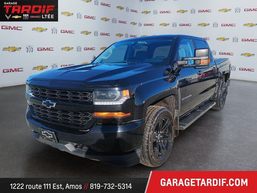 CHEVROLET SILVERADO CABINE MULTIPLACE 4RM PERSONNALISEE 2018 Noir