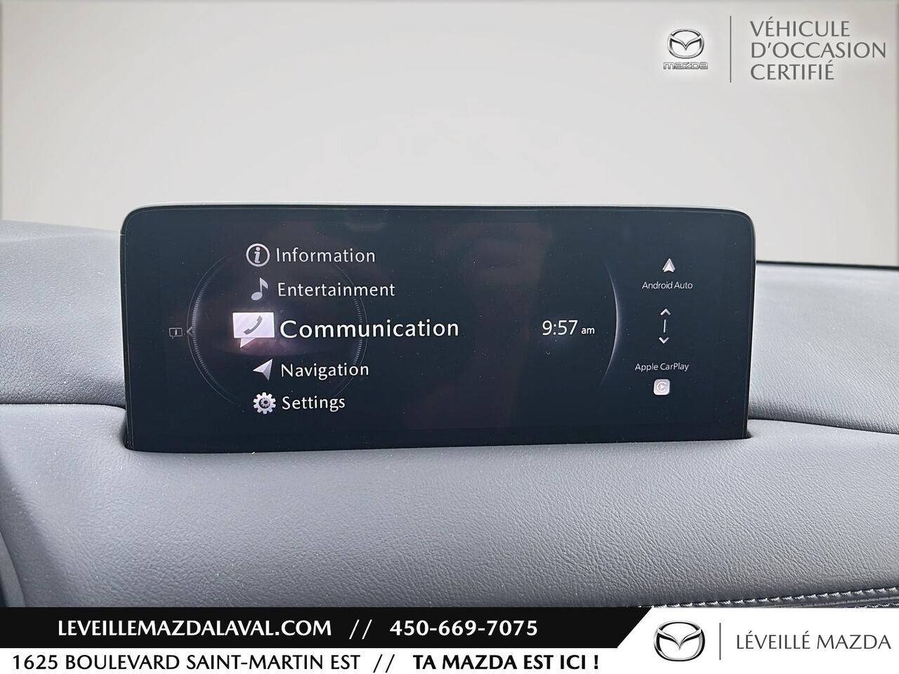 2024 Mazda CX-5 GS TI sans désactivation de cylindres Black Laval - photo #14