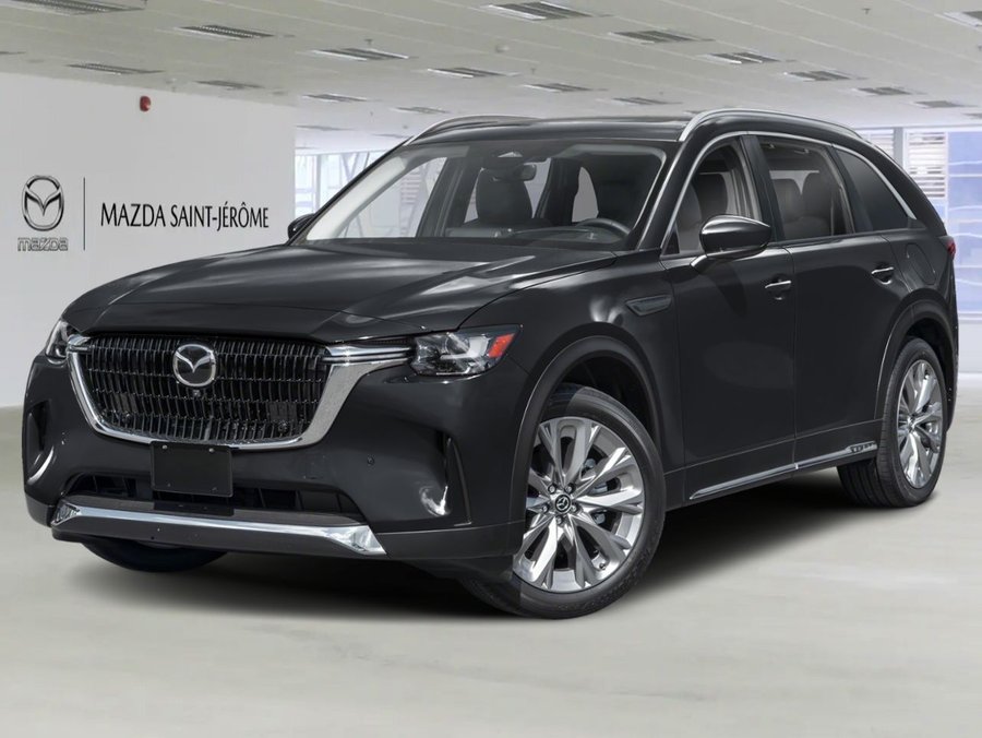 MAZDA CX-90 hybride léger GT TI 2026 Noir de jais mica