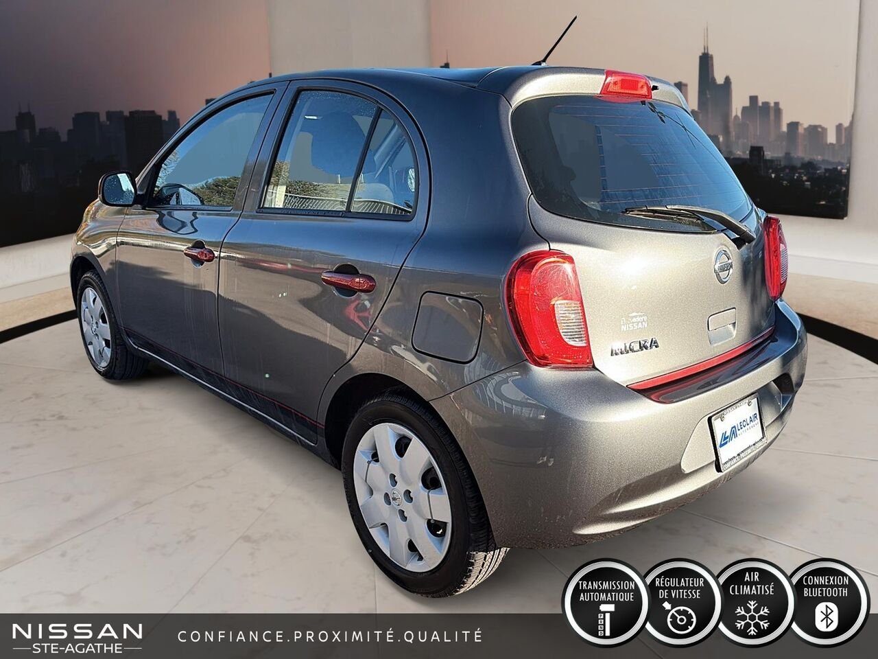 2017 Nissan Micra Grey Ste-Agathe des Monts - photo #6