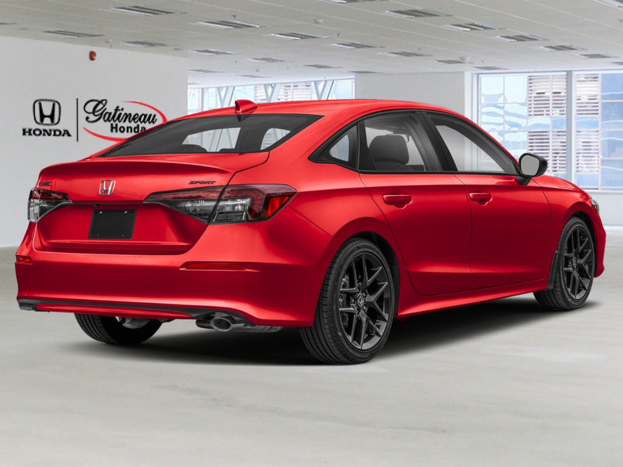 Honda Civic Berline Sport CVT 2026 Rouge Gatineau - photo #1