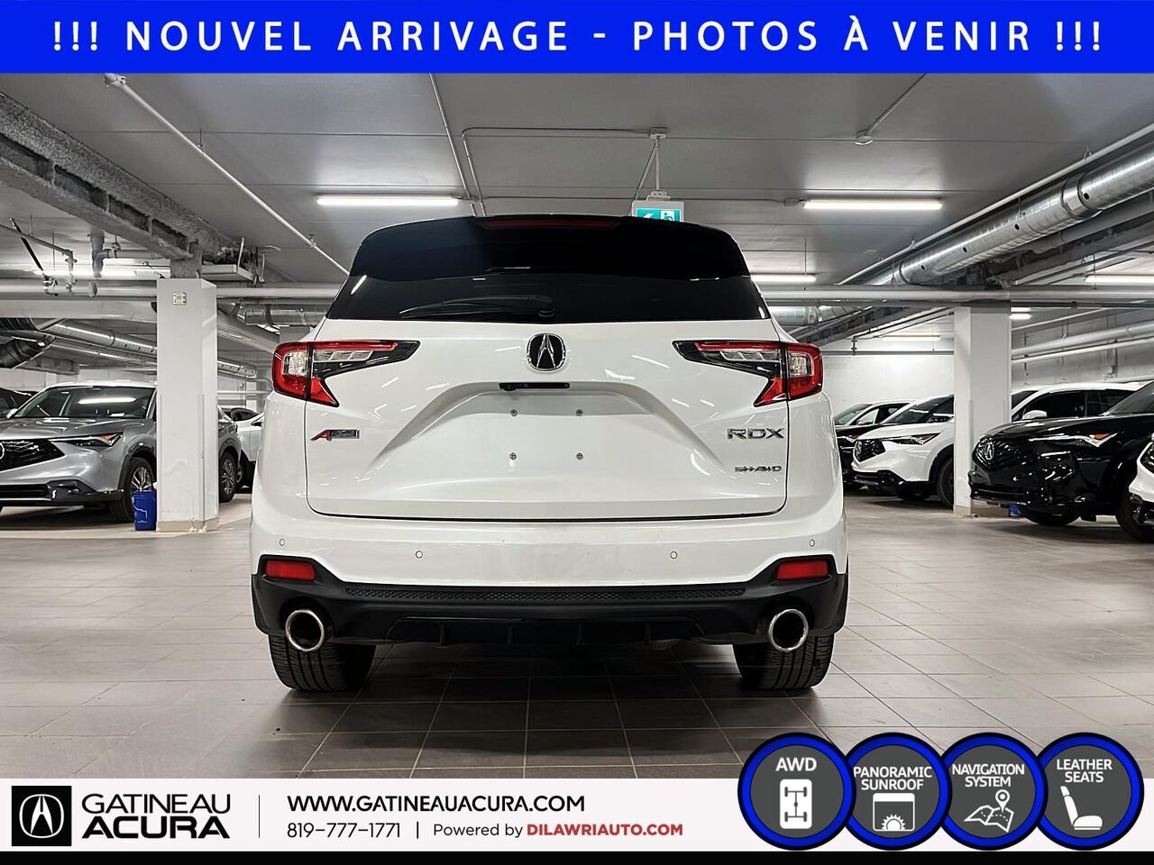 2023 Acura RDX A-Spec SH-AWD White Ottawa & Gatineau - photo #5