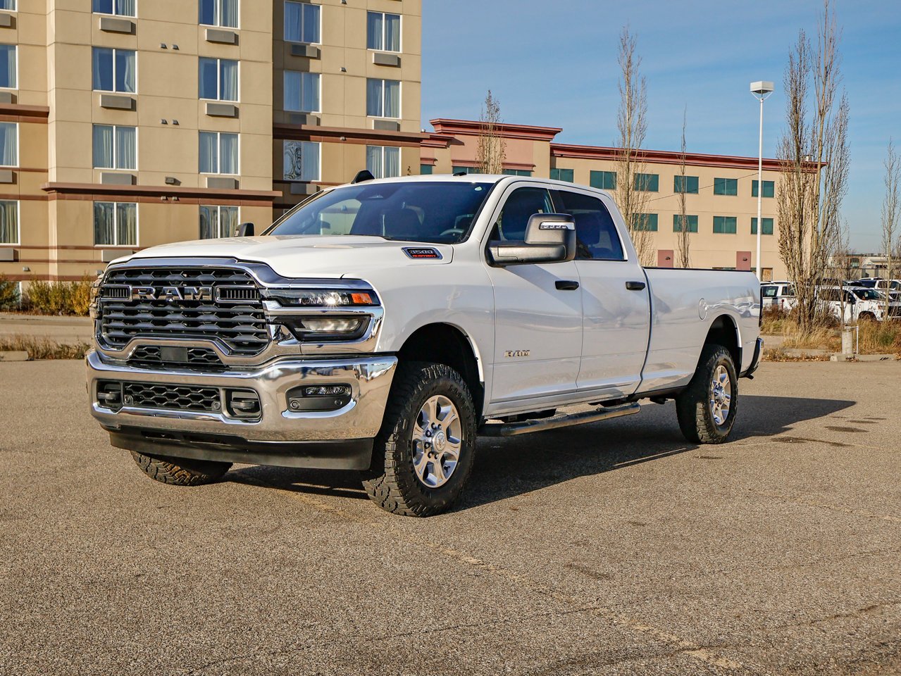 2026 Ram 3500 Big Horn 4x4 Crew Cab 8' Box White Sherwood Park - photo #3