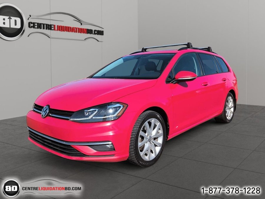 2018 Volkswagen Golf SportWagen Comfortline DSG 4MOTION Red