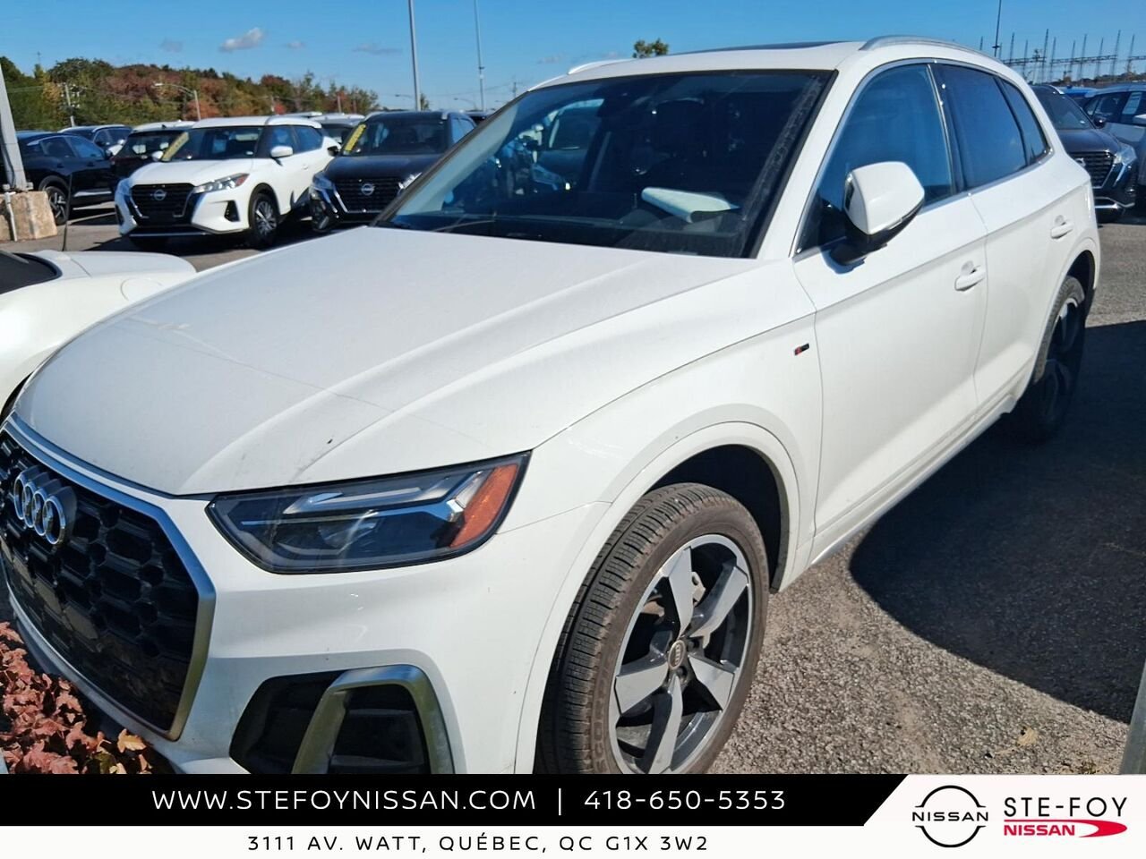 2024 Audi Q5 PROGRESSIV 45 White Ste-Foy - photo #0