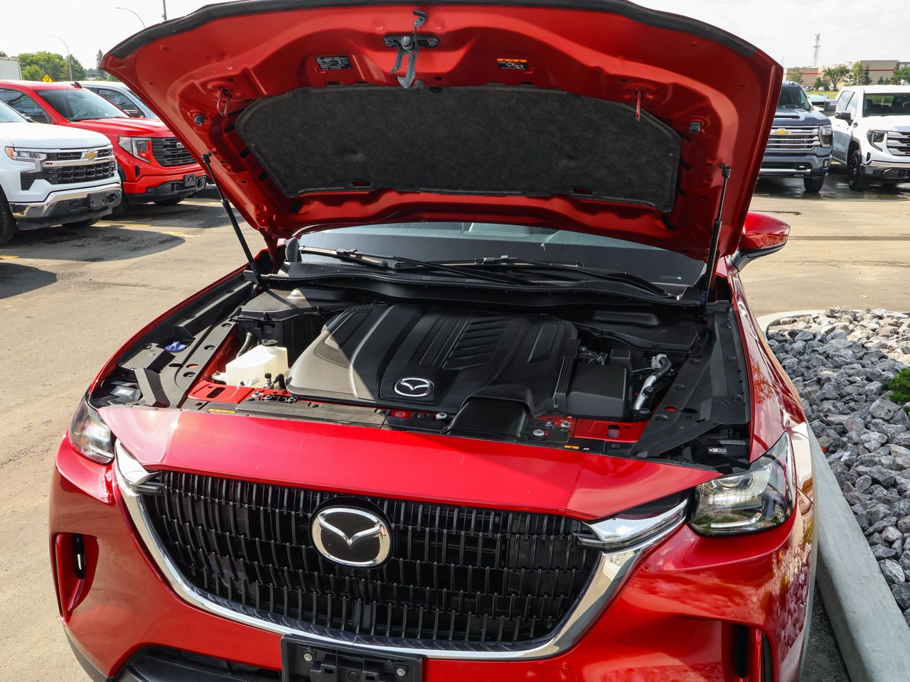 2025 Mazda CX-90 MHEV GS-L AWD Red Sherwood Park - photo #9