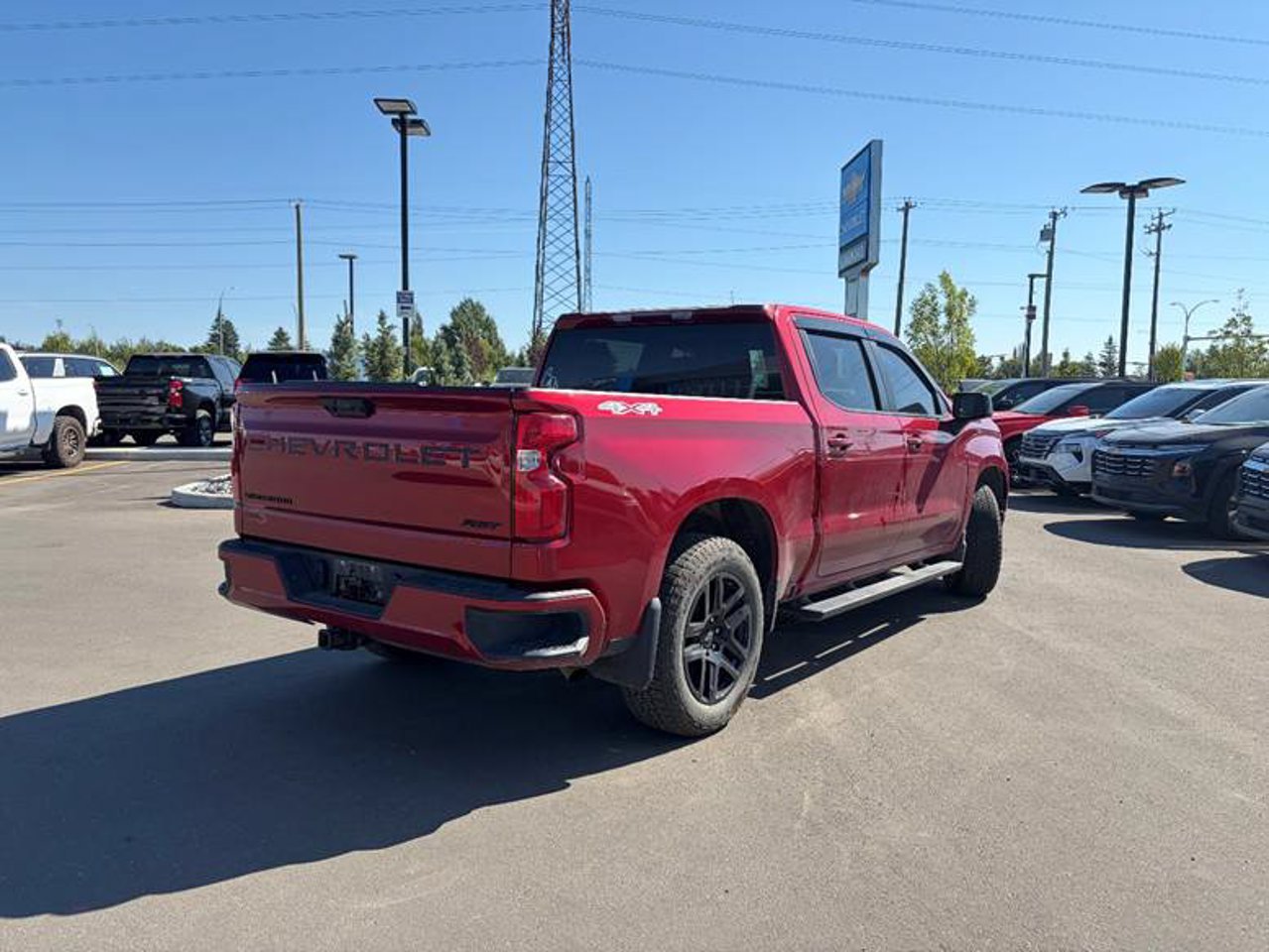 2024 Chevrolet Silverado 1500 4WD Crew Cab 147 RST Red Sherwood Park - photo #4