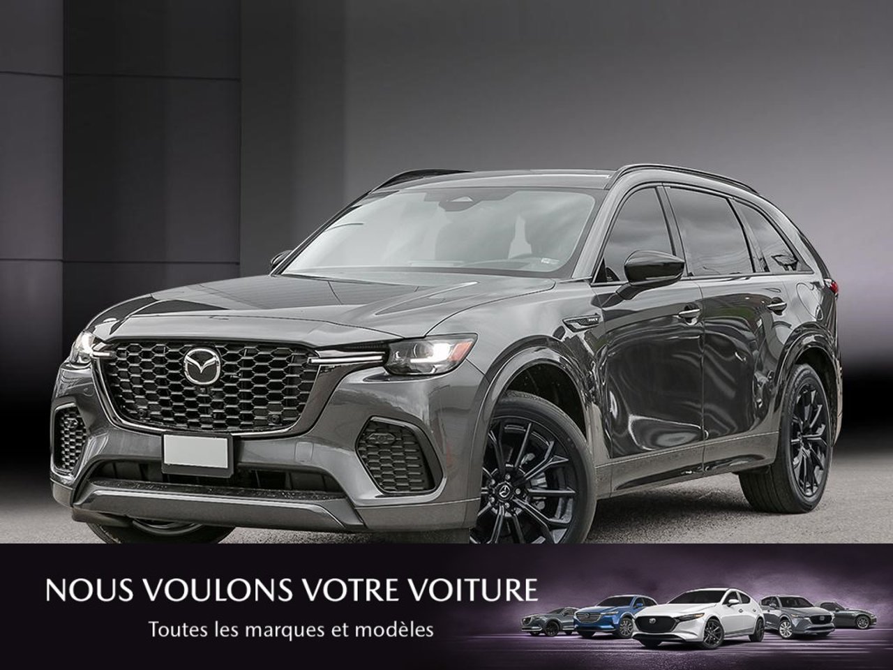 Mazda CX-70 hybride léger JM3KJDHD8T1215393 2026 Gris mécanique métallisé Mirabel - photo #0
