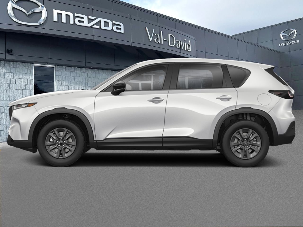 Mazda CX-5 GX TI BA, commande audio au volant, bluetooth, Caméra de recul 2026 Blanc rhodium métallisé Val-David - photo #1