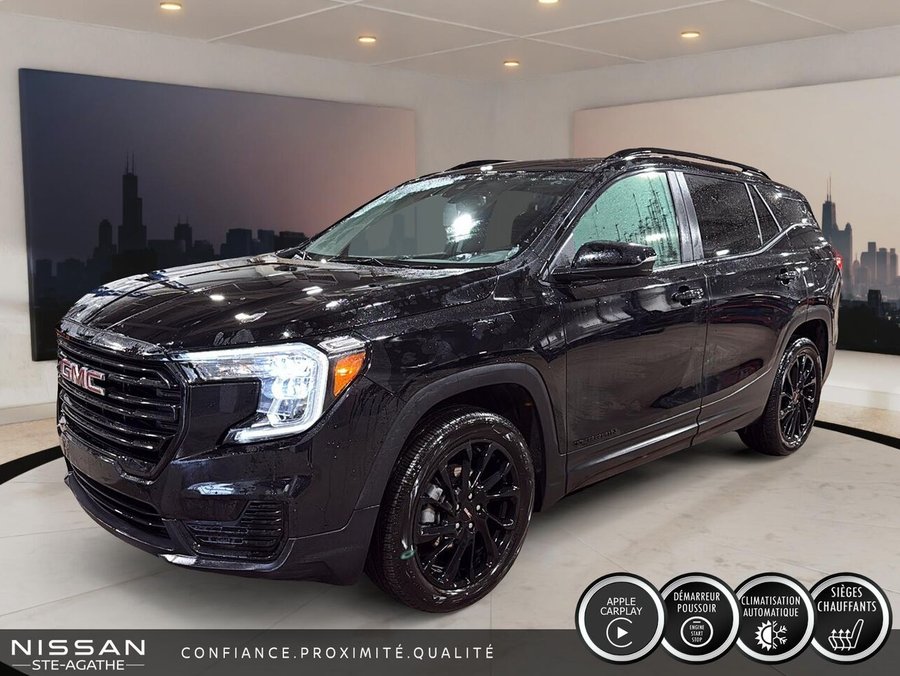 GMC Terrain AWD | BANCS CHAUFFANTS | CARPLAY SANS FIL | DÉMARREUR À DISTANCE 2023 Noir