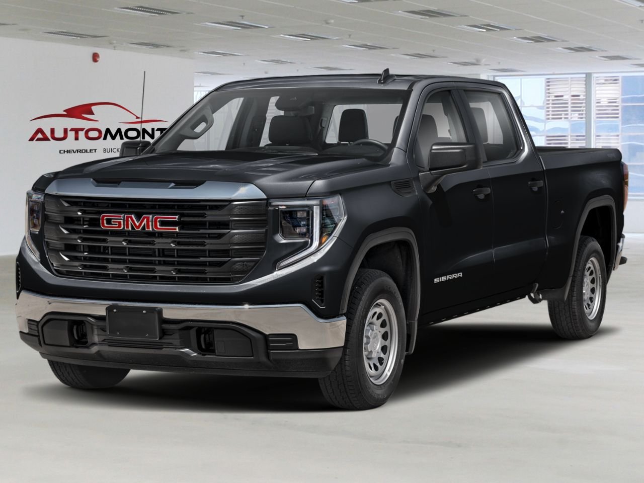 GMC Sierra 1500 K1500 SIERRA CREW CAB PRO STD/BOX (1SA) 2026 Noir onyx Mont-Laurier - photo #0