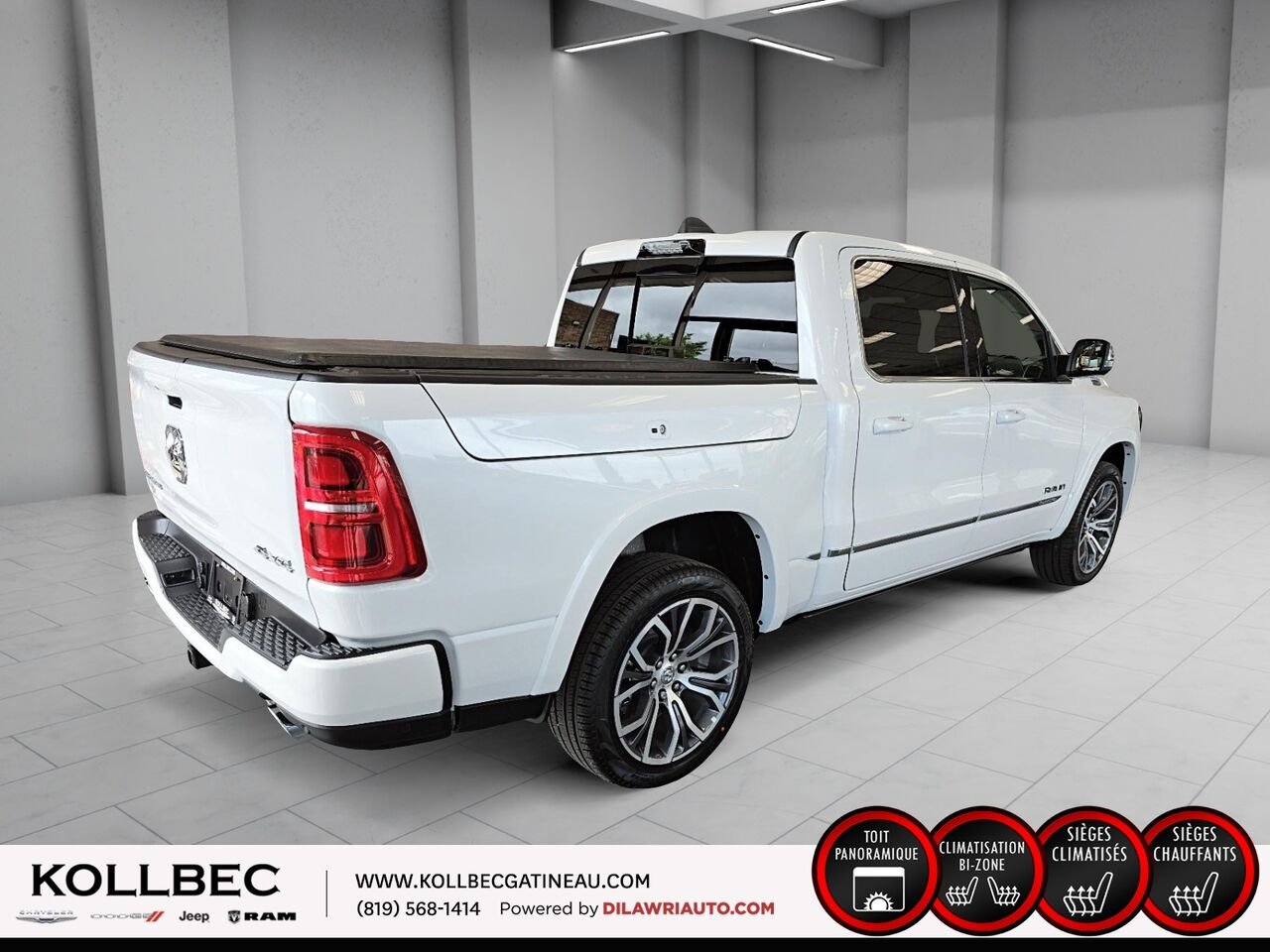 RAM 1500 26730 | Tungsten cabine d'équipe 4x4 caisse de 5 pi 7 po 2026 Triple couche nacrée ivoire Gatineau - photo #14