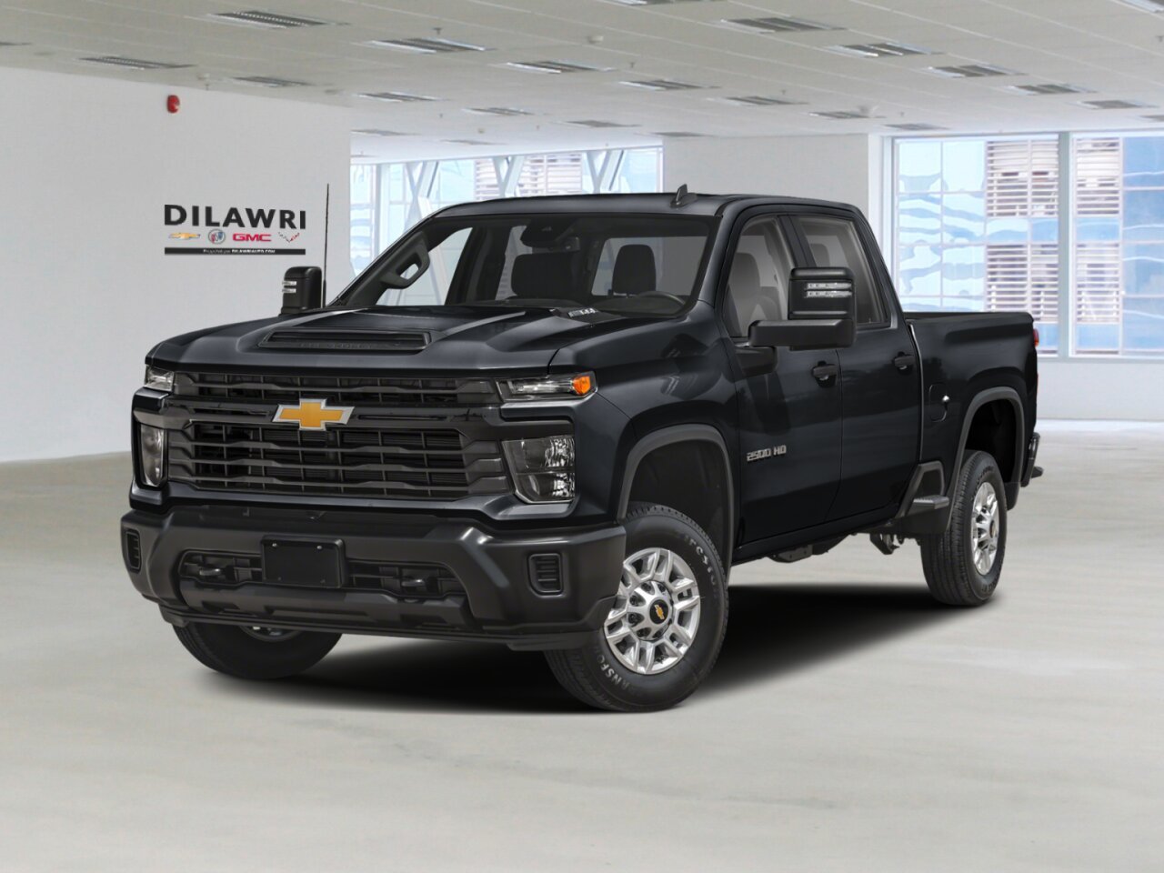 CHEVROLET Silverado 2500HD Custom cabine multiplace 4RM 159 po 2026 Noir Gatineau - photo #0