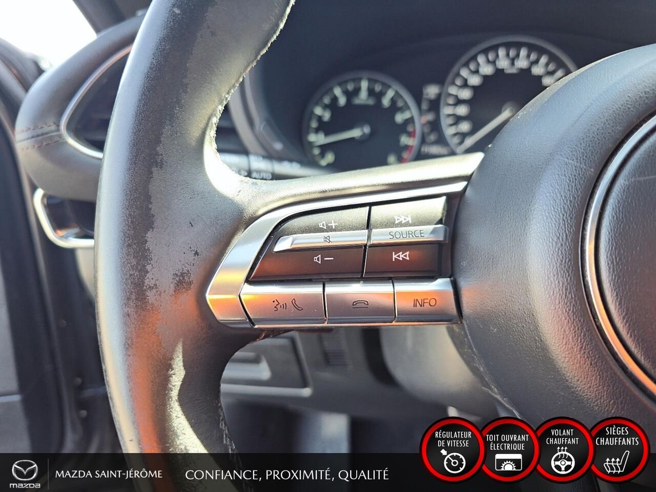 2020 Mazda Mazda3 Sport GT | TOIT OUVRANT | CUIR | AUTOMATIQUE Grey Saint-Jérôme - photo #14
