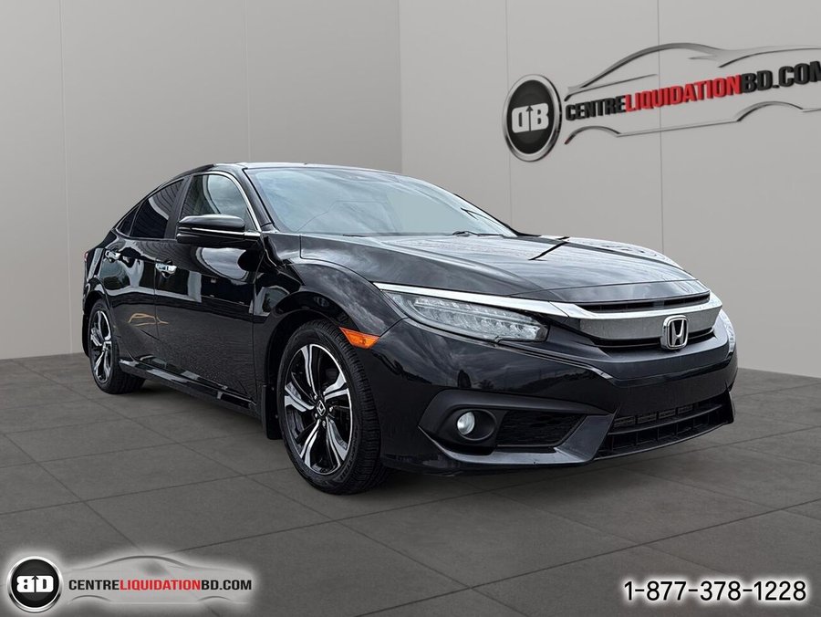HONDA CIVIC BERLINE TOURING AUTOMATIQUE 2017 Noir