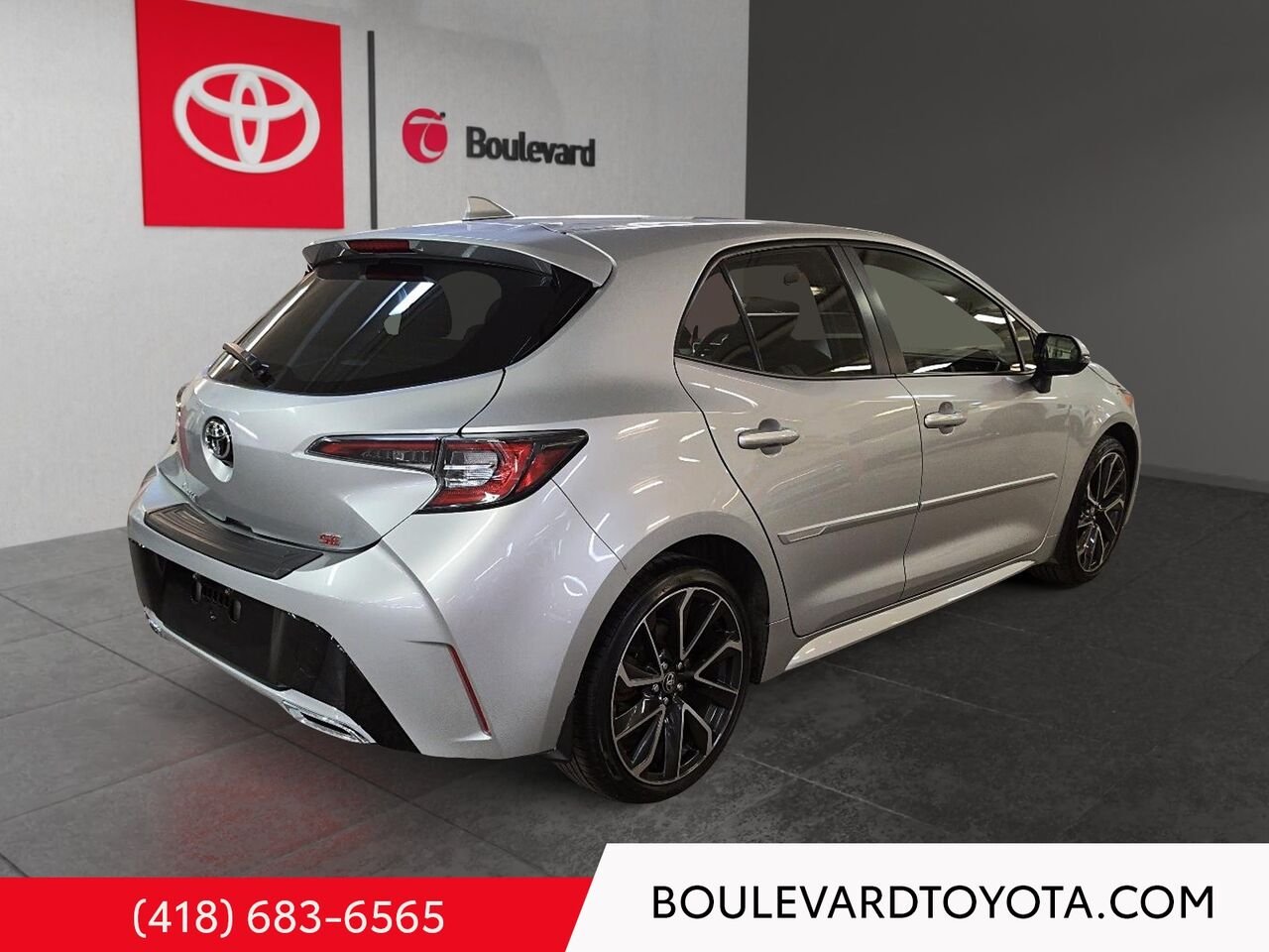 2019 Toyota Corolla Hatchback 100393A-45 | GROUPE AMÉLIORÉ Silver Québec - photo #3