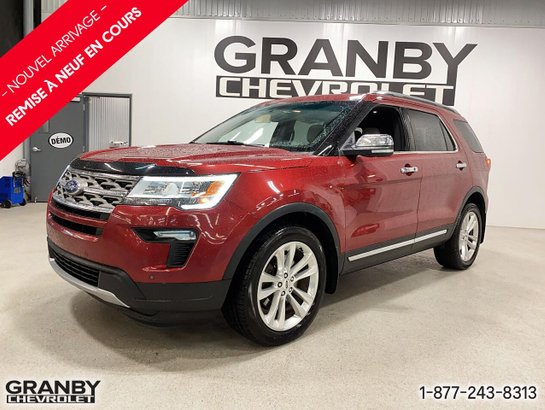 Ford Explorer XLT, quatre roues motrices 2018 Rouge