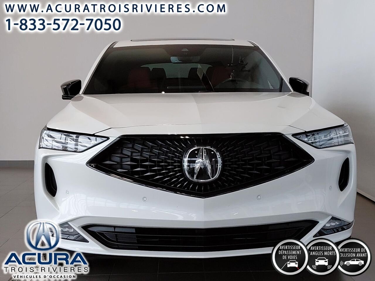 2024 Acura MDX A-SPEC AWD White Trois-Rivières - photo #4