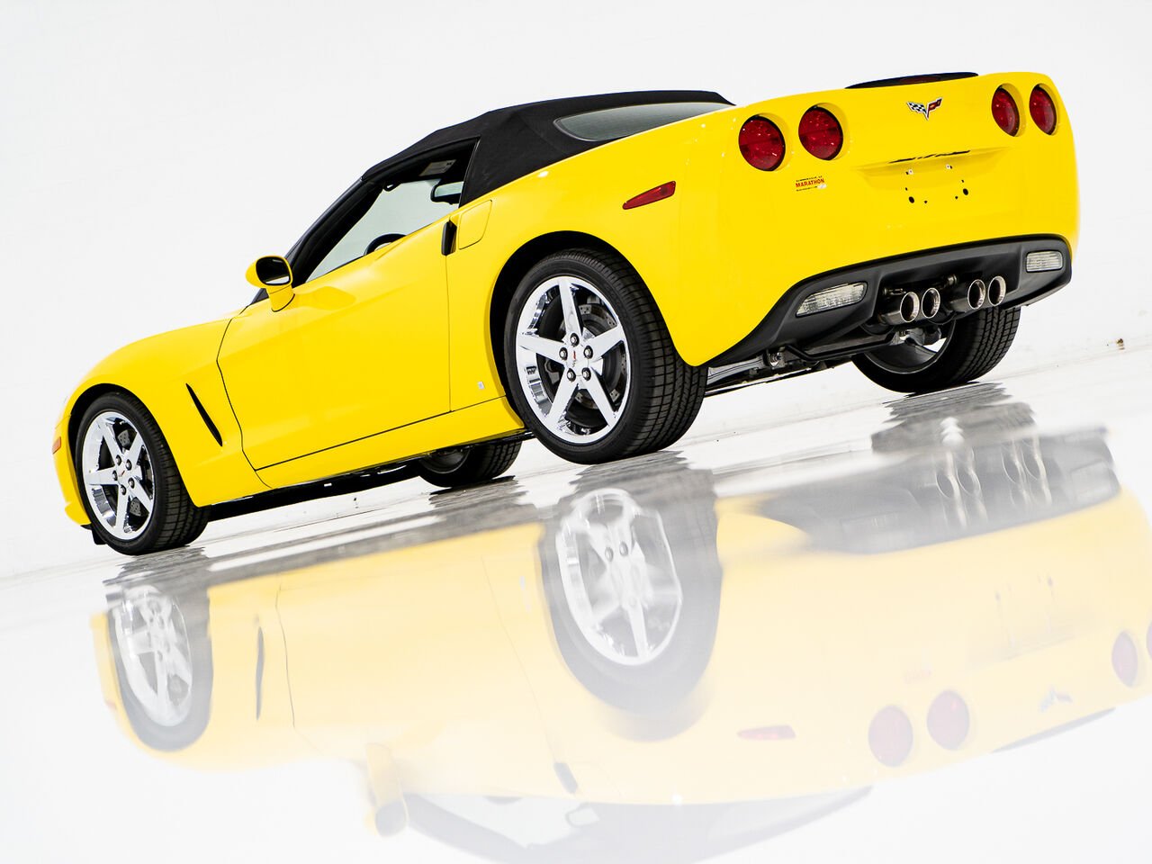 Chevrolet Corvette With only 900km (563mi) From new with window sticker 2008 Jaune Kirkland - photo #19