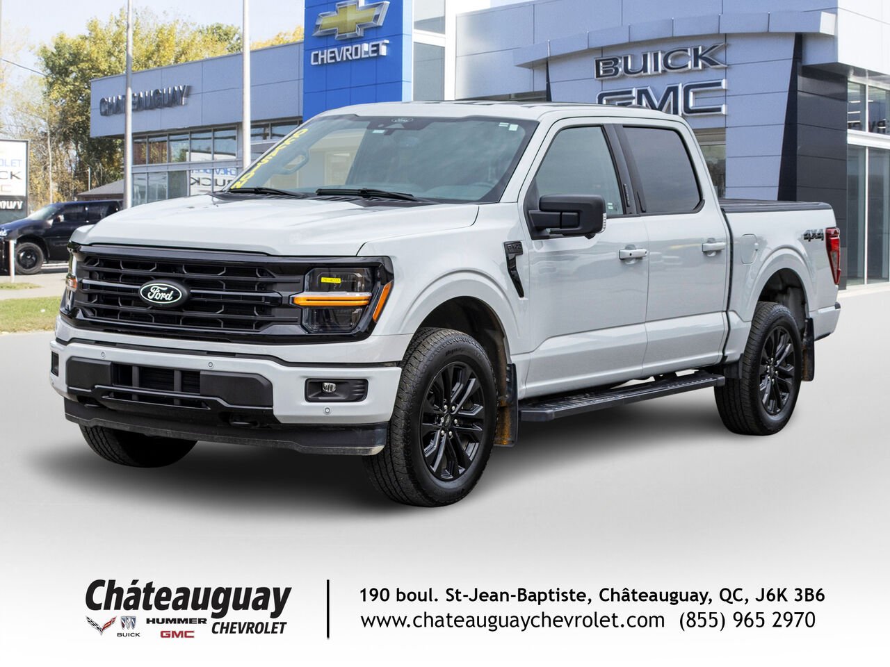 Ford F-150 XLT cabine SuperCrew 4RM caisse de 5,5 pi 2024 Gris Châteauguay - photo #0