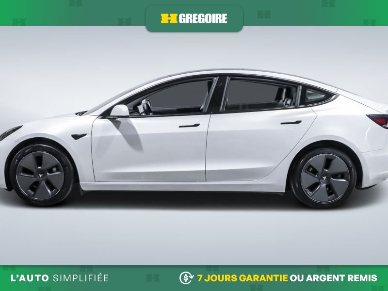 Tesla Model 3 Standard Range Plus AUTO AC CUIR NAV CAM RECULE BL 2021 Blanc