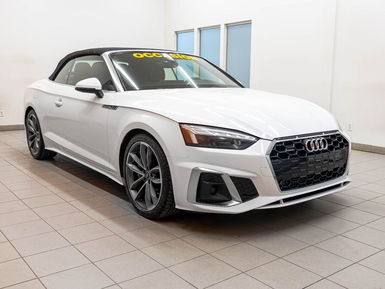 Audi A5 PROGRESSIV S LINE QUATTRO *NAV* CUIR SIÈGES CHAUFF 2021 Blanc Saint-Jérôme - photo #8