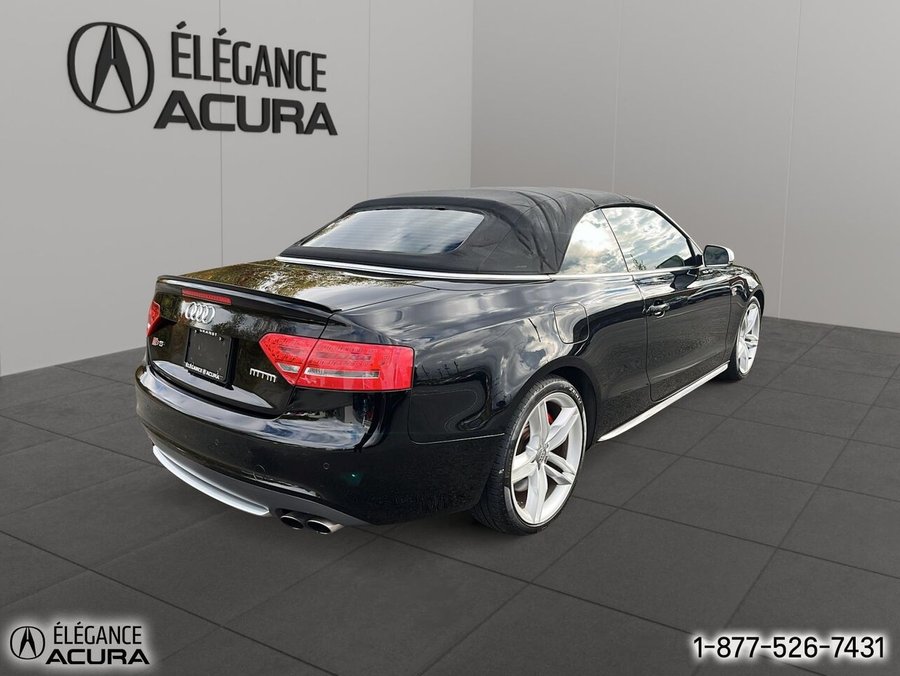 Audi S5 Cabriolet automatique Premium 2 portes 2010 Noir