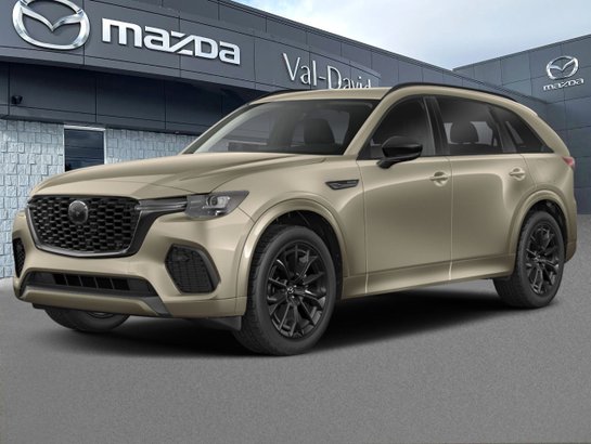 2026 Mazda CX-70 hybride léger GT, hybride léger, traction intégrale, 6 cyl. 3,3 L, sièges en cuir, Bose 12 HP, caméra 360°, Beige