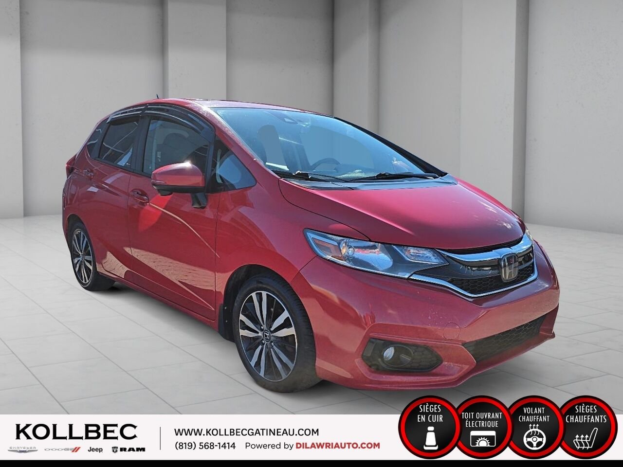 HONDA FIT EX-L Navi 2018 Rouge Ottawa & Gatineau - photo #12
