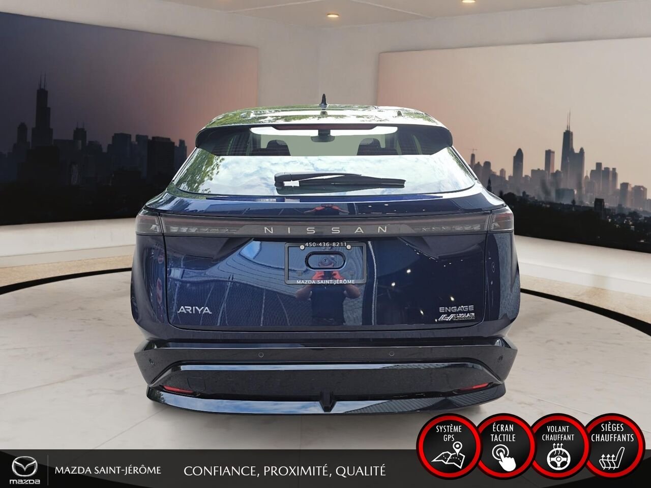2023 Nissan ARIYA ENGAGE | 348 KM D'AUTONOMIE | RECHARGE RAPIDE 130 KW | 1 PROPRIÉTAIRE Blue Saint-Jérôme - photo #6