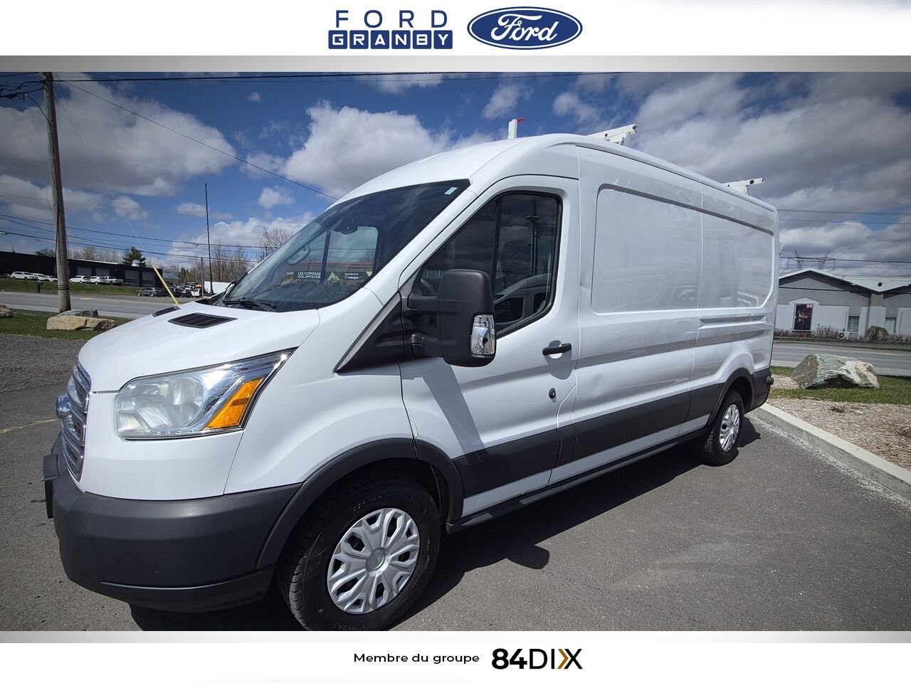2015 Ford Transit fourgon utilitaire White Granby - photo #2